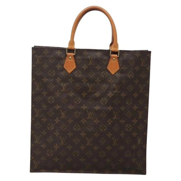 LOUIS VUITTON Monogram Sac Plat Hand Bag - Picture 1 of 16